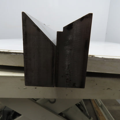 58-3/4" OAL Top Bottom Profiler Head Linear Guide Rail Set P. Bacci FC8-CNC