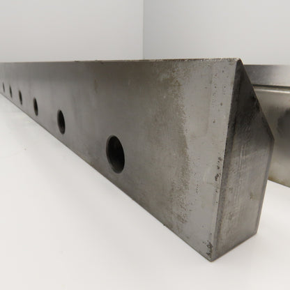 58-3/4" OAL Top Bottom Profiler Head Linear Guide Rail Set P. Bacci FC8-CNC