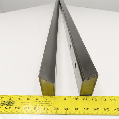 58-3/4" OAL Top Bottom Profiler Head Linear Guide Rail Set P. Bacci FC8-CNC