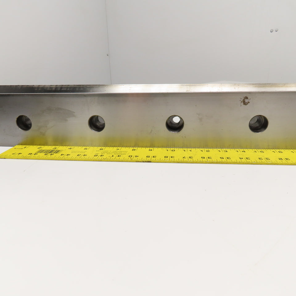 58-3/4" OAL Top Bottom Profiler Head Linear Guide Rail Set P. Bacci FC8-CNC