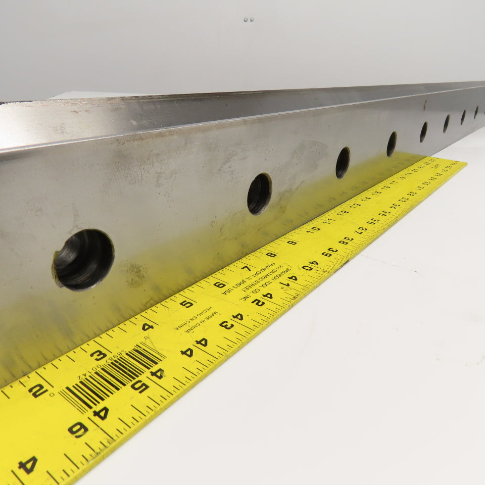 58-3/4" OAL Top Bottom Profiler Head Linear Guide Rail Set P. Bacci FC8-CNC