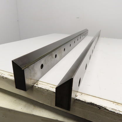 58-3/4" OAL Top Bottom Profiler Head Linear Guide Rail Set P. Bacci FC8-CNC