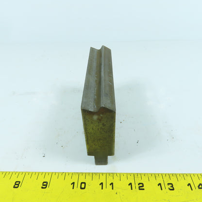 4-1/2" L Press Brake V-Forming Angle Die Block 1/2" Tang 1" Thick 2-1/4" High