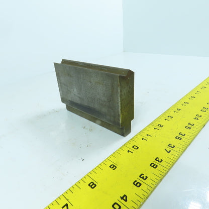 4-1/2" L Press Brake V-Forming Angle Die Block 1/2" Tang 1" Thick 2-1/4" High
