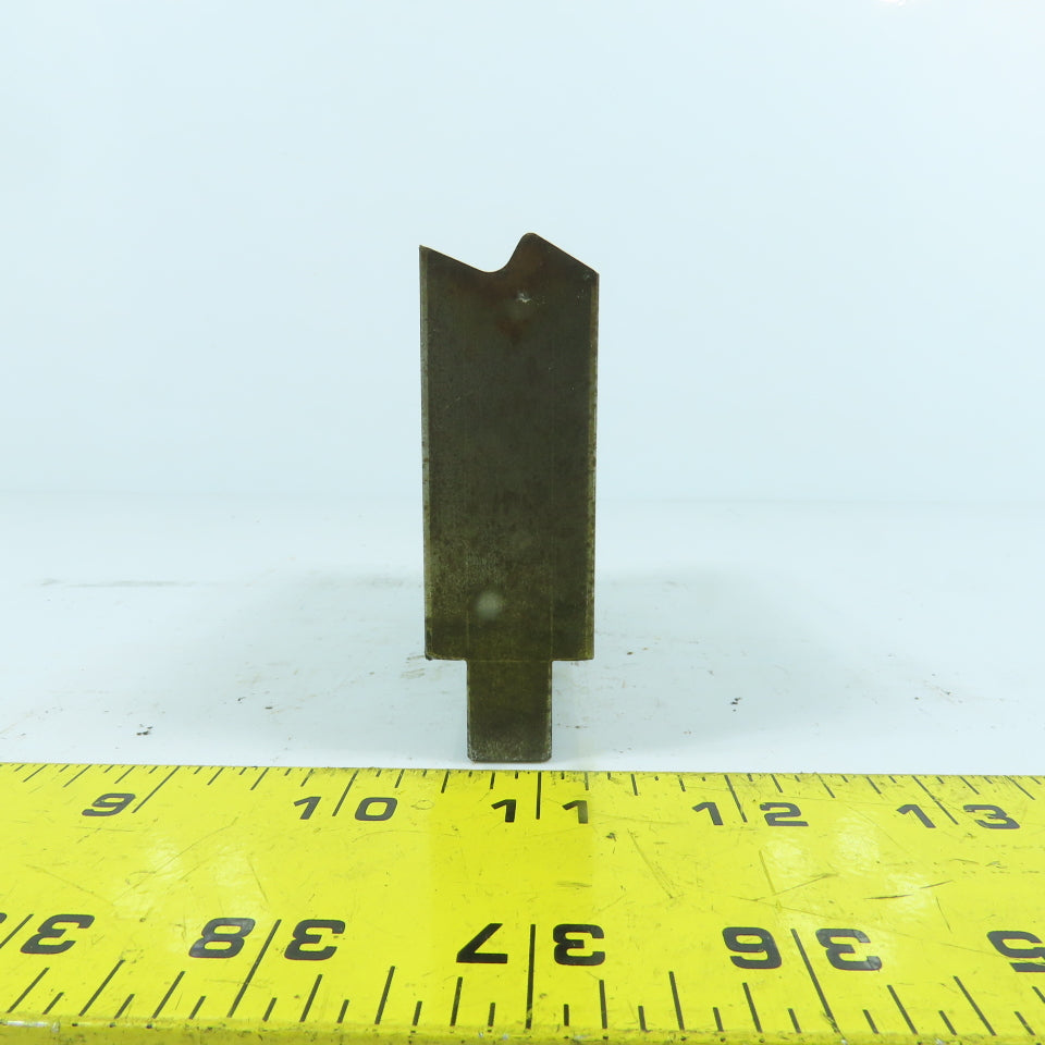 4-1/2" L Press Brake V-Forming Angle Die Block 1/2" Tang 1" Thick 2-1/4" High