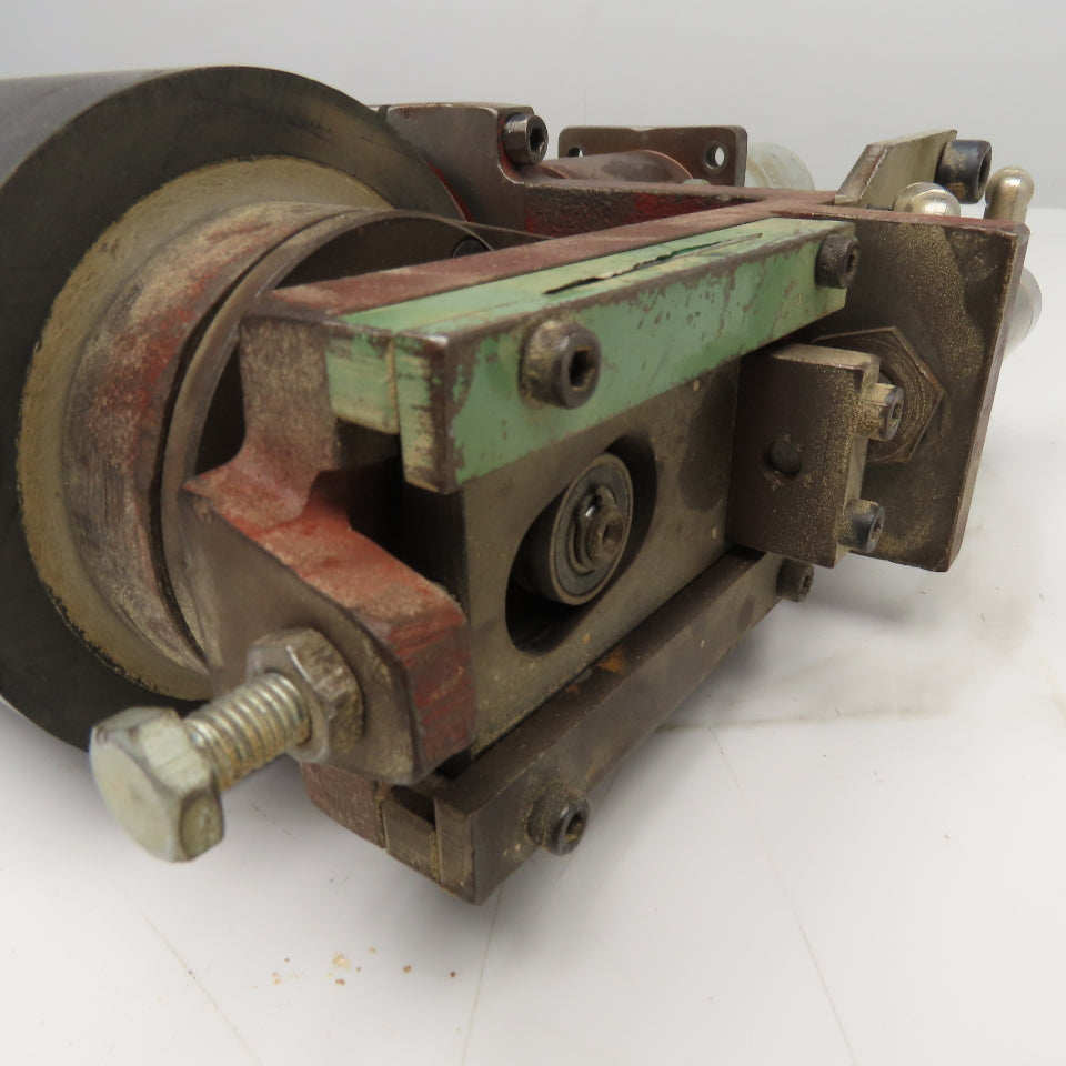 7" Flat Belt Conveyor Idler Pneumatic Tensioner Tracking Unit P. Bacci FC8-CNC