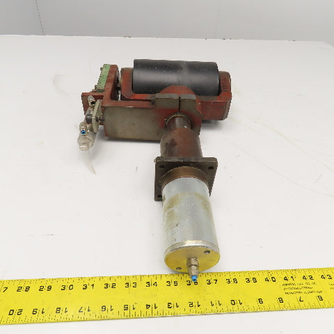 7" Flat Belt Conveyor Idler Pneumatic Tensioner Tracking Unit P. Bacci FC8-CNC
