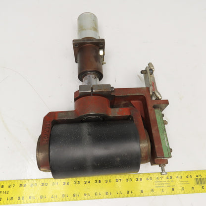 7" Flat Belt Conveyor Idler Pneumatic Tensioner Tracking Unit P. Bacci FC8-CNC