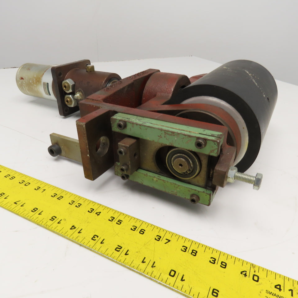 7" Flat Belt Conveyor Idler Pneumatic Tensioner Tracking Unit P. Bacci FC8-CNC