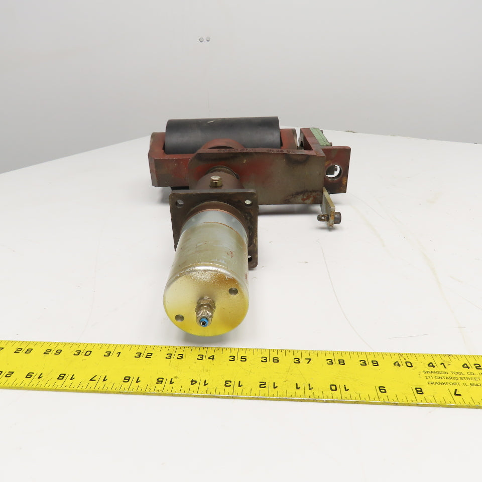 7" Flat Belt Conveyor Idler Pneumatic Tensioner Tracking Unit P. Bacci FC8-CNC