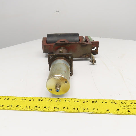7" Flat Belt Conveyor Idler Pneumatic Tensioner Tracking Unit P. Bacci FC8-CNC