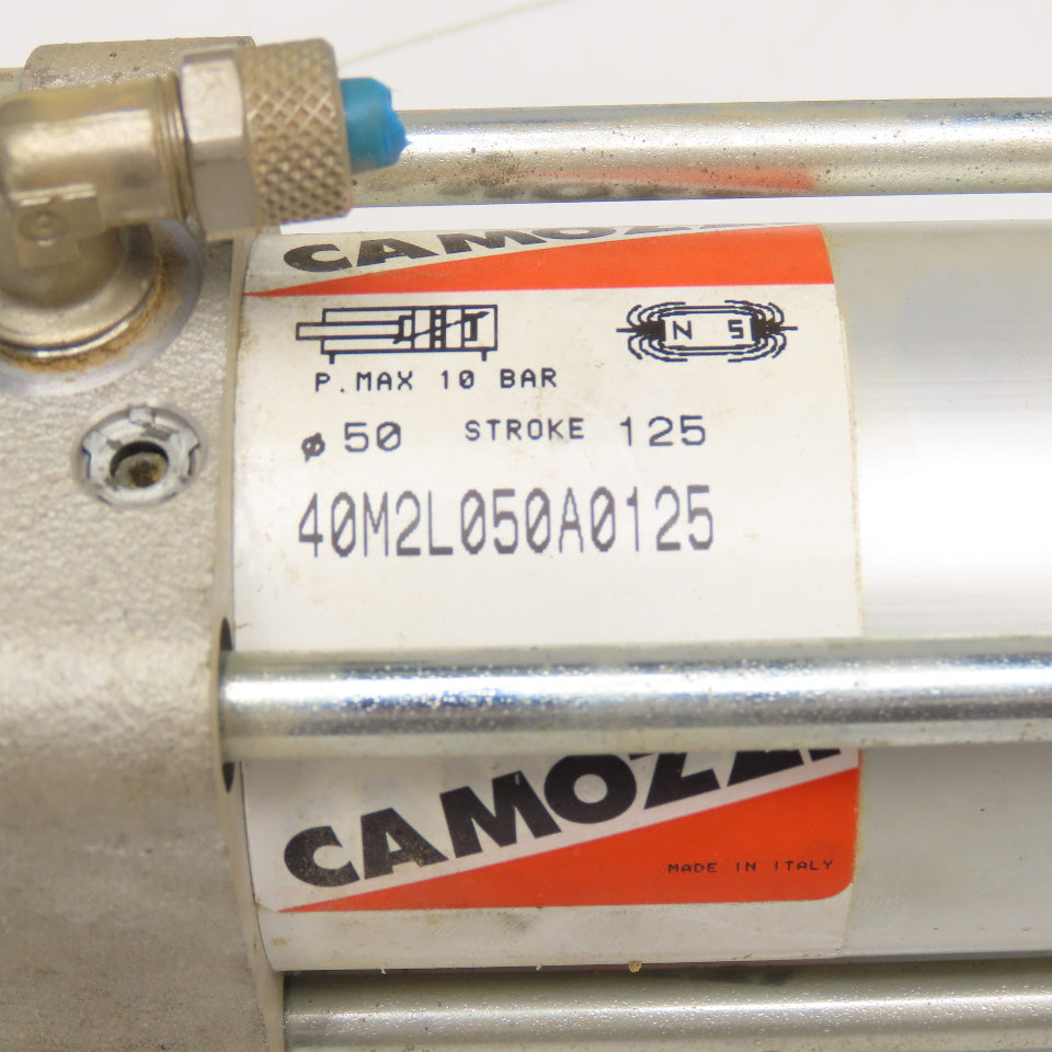 Camozzi 40M2L050A0125 50mm Bore 125mm Stroke Double Acting Air Cylinder