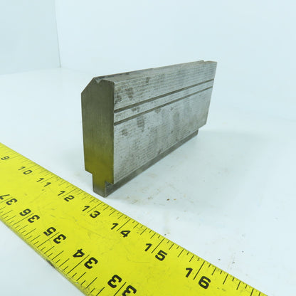 6-1/4" L 30° Hemming Press Brake Die Block 1/2" Tang 2-3/4" H x 1-1/8" Thick