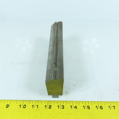 6-1/4" L 30° Hemming Press Brake Die Block 1/2" Tang 2-3/4" H x 1-1/8" Thick