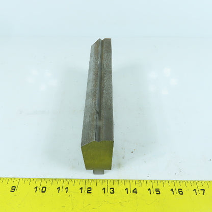 6-1/4" L 30° Hemming Press Brake Die Block 1/2" Tang 2-3/4" H x 1-1/8" Thick