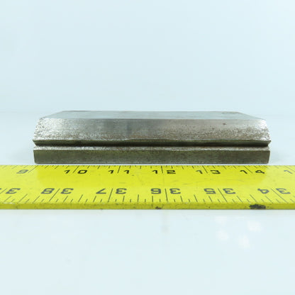 6-1/4" L 30° Hemming Press Brake Die Block 1/2" Tang 2-3/4" H x 1-1/8" Thick