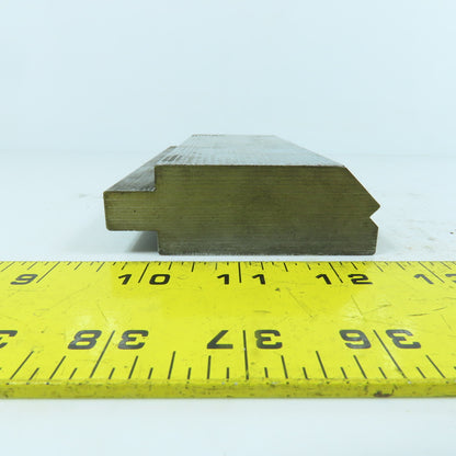 6-1/4" L 30° Hemming Press Brake Die Block 1/2" Tang 2-3/4" H x 1-1/8" Thick