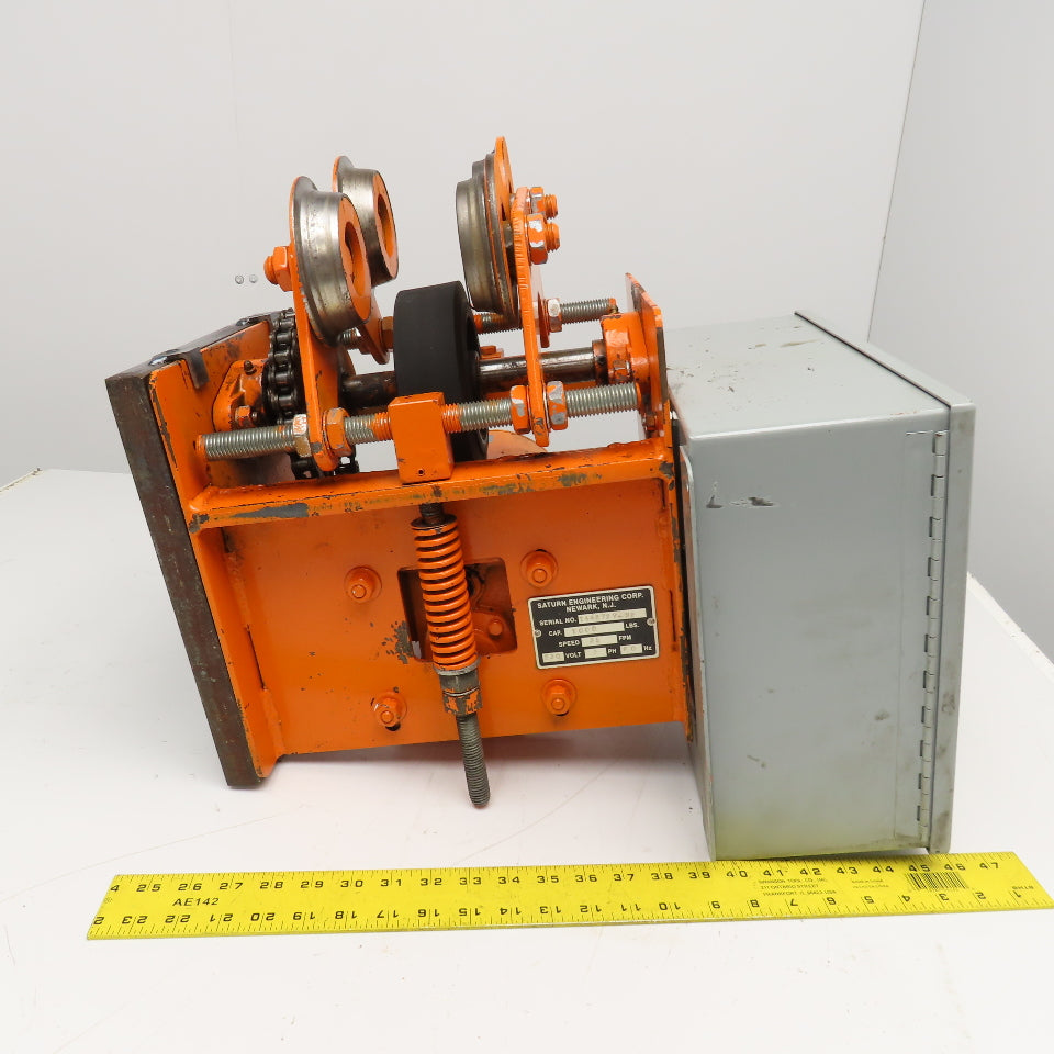 Saturn Engineering 1000Lbs Capacity Monorail Drive Tractor 208-460V 3Ph 19FPM