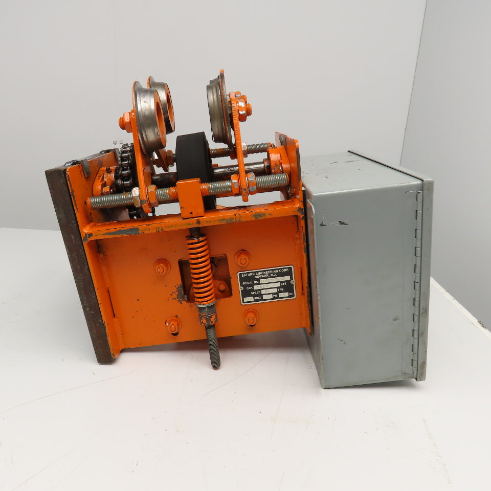 Saturn Engineering 1000Lbs Capacity Monorail Drive Tractor 208-460V 3Ph 19FPM