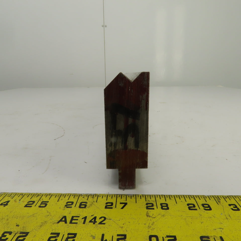 30-5/8" L Press Brake Forming 90° V Angle Die Block 1/2" Tang 2-3/4"H 1.2" Thick
