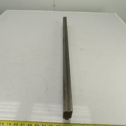 30-5/8" L Press Brake Forming 90° V Angle Die Block 1/2" Tang 2-3/4"H 1.2" Thick