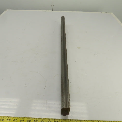 30-5/8" L Press Brake Forming 90° V Angle Die Block 1/2" Tang 2-3/4"H 1.2" Thick