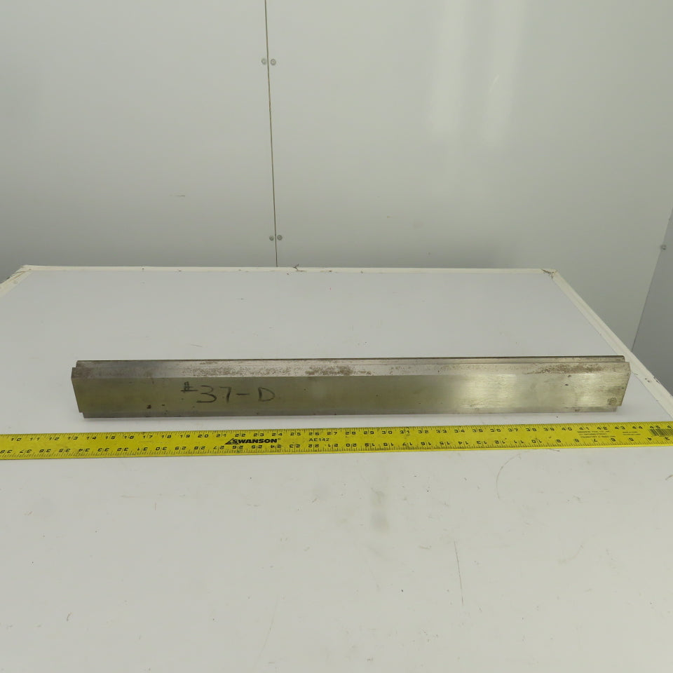 30-5/8" L Press Brake Forming 90° V Angle Die Block 1/2" Tang 2-3/4"H 1.2" Thick