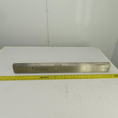 30-5/8" L Press Brake Forming 90° V Angle Die Block 1/2" Tang 2-3/4"H 1.2" Thick