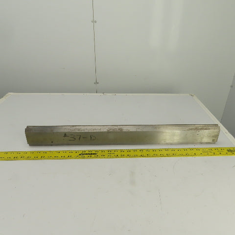 30-5/8" L Press Brake Forming 90° V Angle Die Block 1/2" Tang 2-3/4"H 1.2" Thick
