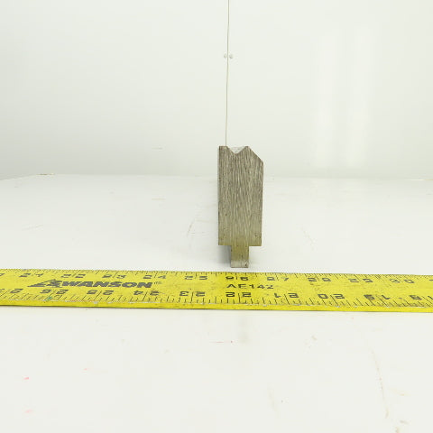 30-5/8" L Press Brake Forming 90° V Angle Die Block 1/2" Tang 2-3/4"H 1.2" Thick