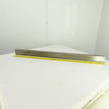 48-3/8" L Press Brake Flattening Die Block Punch 1/2" Tang 2-5/8" H 1.4" Thick