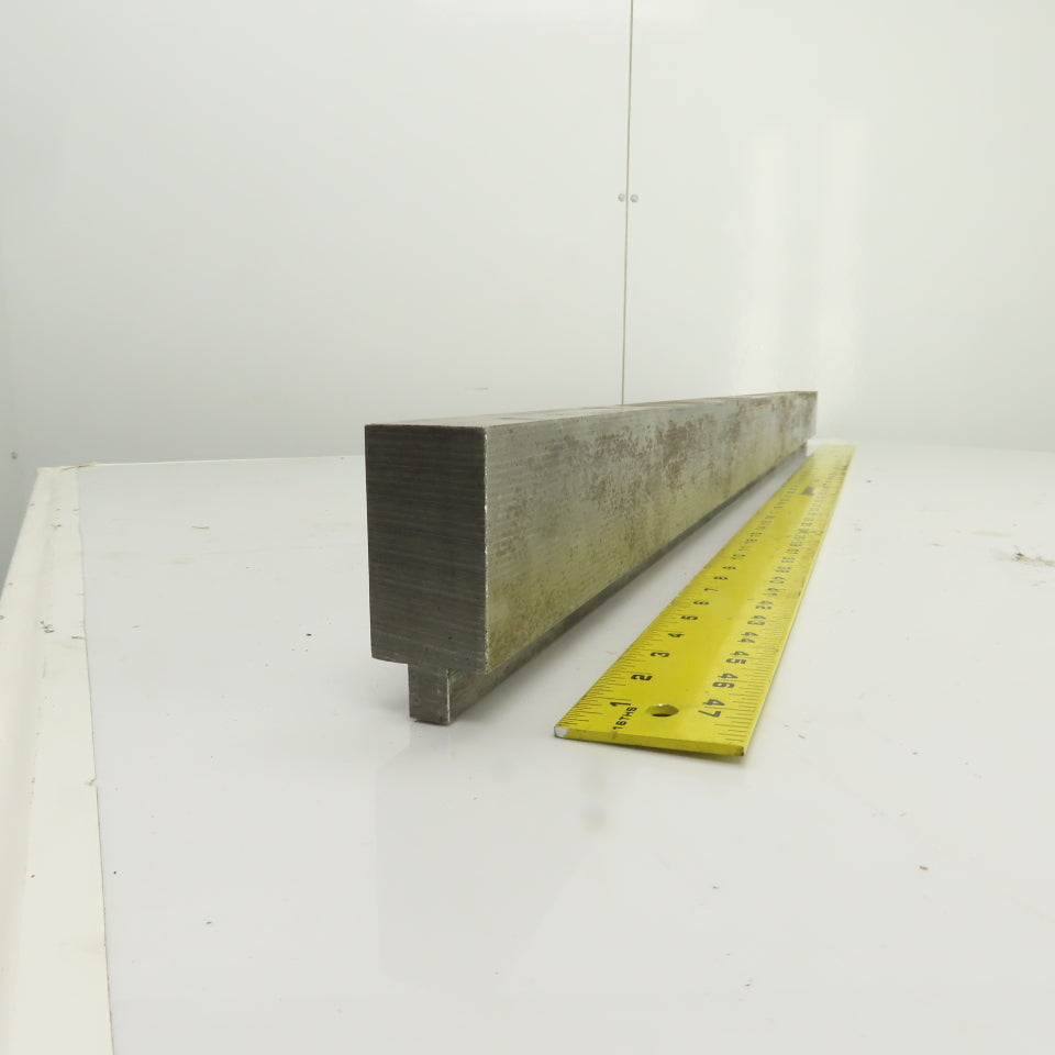 48-3/8" L Press Brake Flattening Die Block Punch 1/2" Tang 2-5/8" H 1.4" Thick