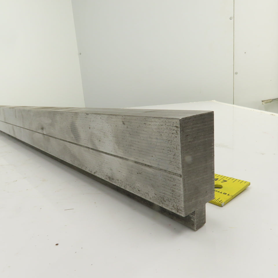 48-3/8" L Press Brake Flattening Die Block Punch 1/2" Tang 2-5/8" H 1.4" Thick