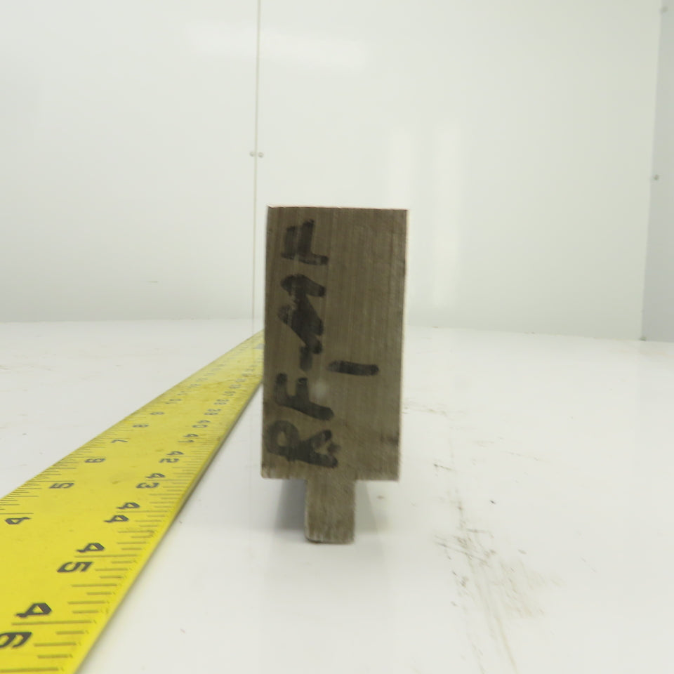 38" L Press Brake Flattening Die Block Punch 1/2" Tang 2-5/8" H 1.4" Thick