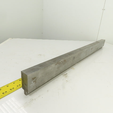 38" L Press Brake Flattening Die Block Punch 1/2" Tang 2-5/8" H 1.4" Thick