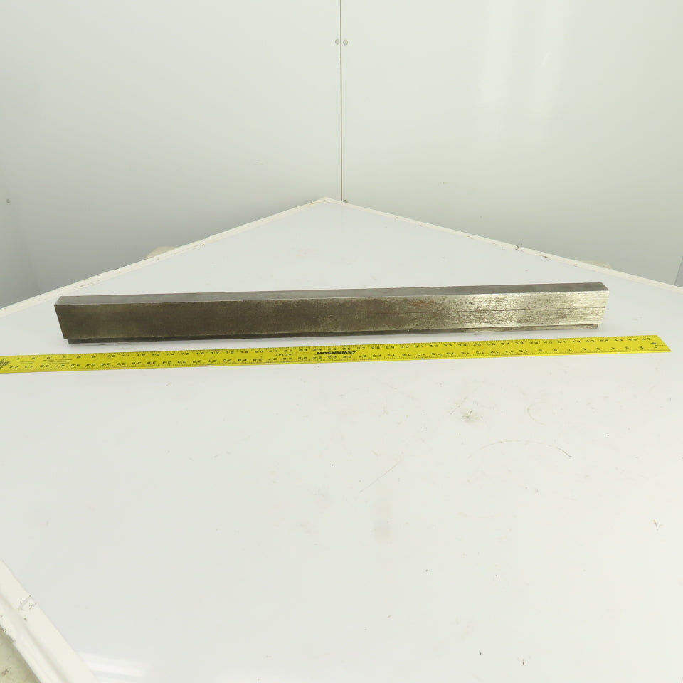 38" L Press Brake Flattening Die Block Punch 1/2" Tang 2-5/8" H 1.4" Thick