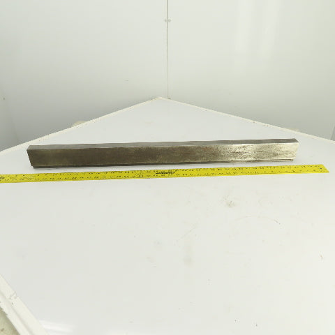 38" L Press Brake Flattening Die Block Punch 1/2" Tang 2-5/8" H 1.4" Thick