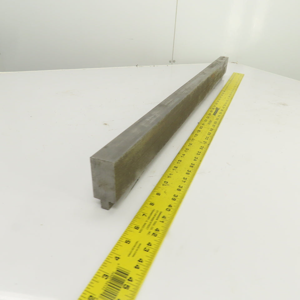 38" L Press Brake Flattening Die Block Punch 1/2" Tang 2-5/8" H 1.4" Thick