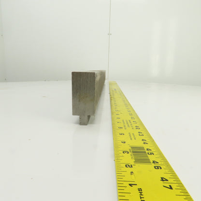 38" L Press Brake Flattening Die Block Punch 1/2" Tang 2-5/8" H 1.4" Thick