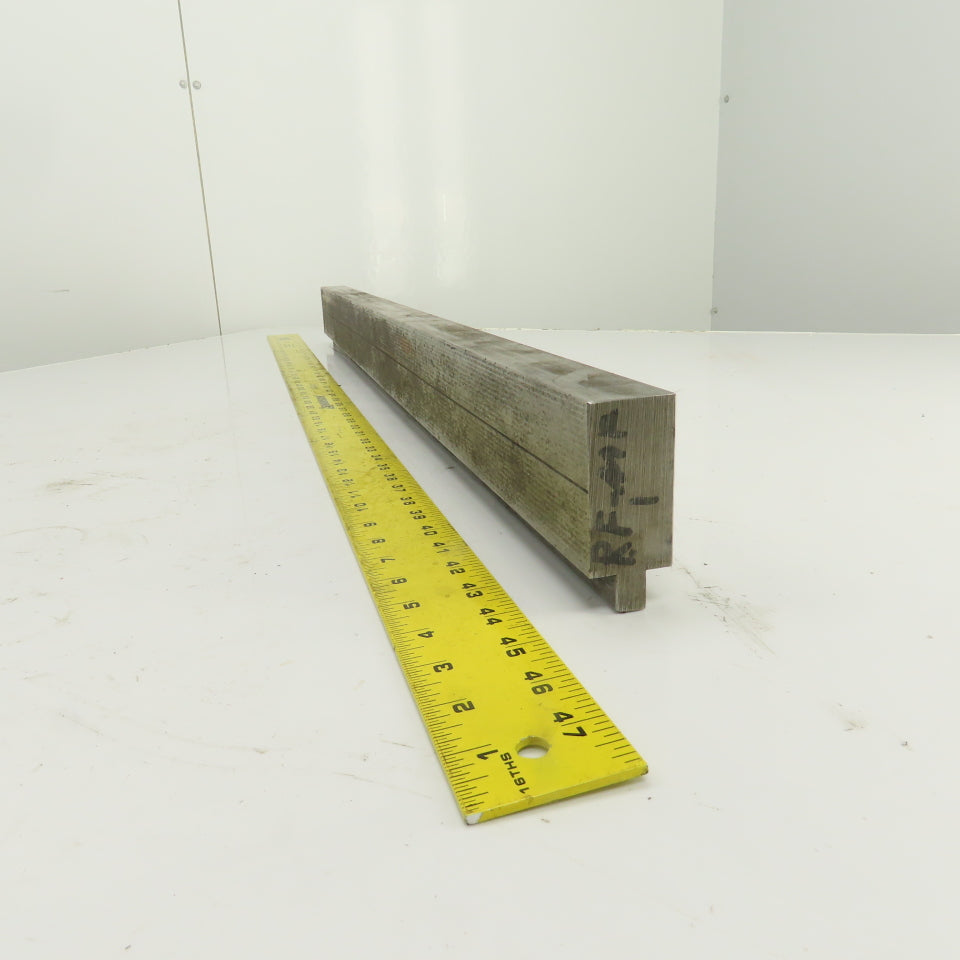38" L Press Brake Flattening Die Block Punch 1/2" Tang 2-5/8" H 1.4" Thick
