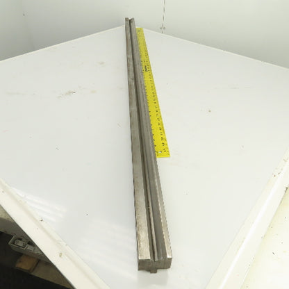 59-1/2" L Press Brake 90° Forming V Angle Die Block 1-3/4"H x 2-1/4" Thick