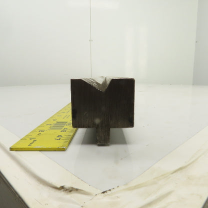 59-1/2" L Press Brake 90° Forming V Angle Die Block 1-3/4"H x 2-1/4" Thick
