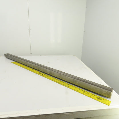 59-1/2" L Press Brake 90° Forming V Angle Die Block 1-3/4"H x 2-1/4" Thick