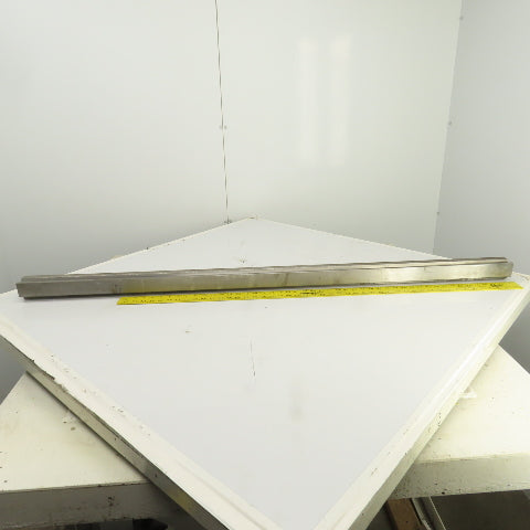 59-1/2" L Press Brake 90° Forming V Angle Die Block 1-3/4"H x 2-1/4" Thick