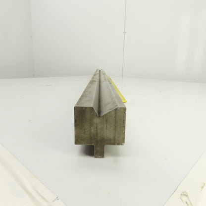 59-1/2" L Press Brake 90° Forming V Angle Die Block 1-3/4"H x 2-1/4" Thick
