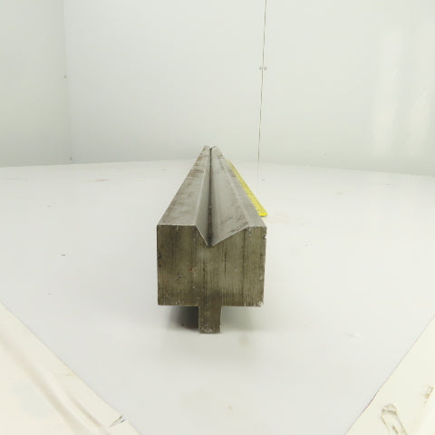 59-1/2" L Press Brake 90° Forming V Angle Die Block 1-3/4"H x 2-1/4" Thick
