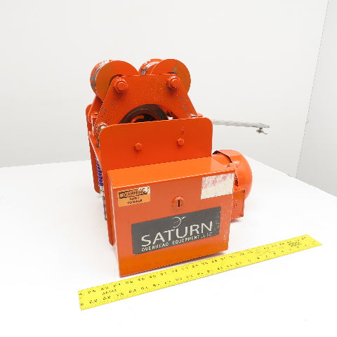Saturn Engineering 1000Lbs Capacity Monorail Drive Tractor 208-460V 3Ph 30FPM