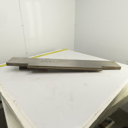 48" V-Forming Press Brake Punch Die Punch 1/2" Tang 7-1/2" High 1.4" Thick