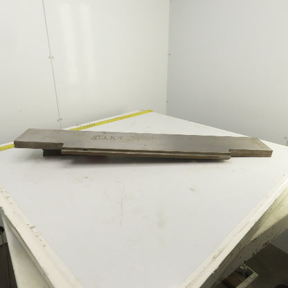 48" V-Forming Press Brake Punch Die Punch 1/2" Tang 7-1/2" High 1.4" Thick