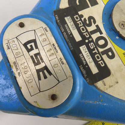 GSE Type 507G D23-300 Retractable Fall Arrest 23' Cable 75-300LB